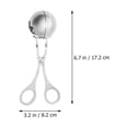 thumbnail image 4 of MasteelfCA 2Pcs Stainless Steel Meatball Makers Convenient Meatball Baller Tools Silver, 4 of 9