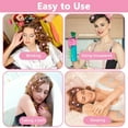 thumbnail image 3 of 12pcs Sponge Hair Rollers for Women, DISEN 2.7'' Soft Foam Hair Styling Curlers, Self Grip Heatless Hair Curlers, Pink, 3 of 10