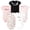 Bonjour Paris, variant on Infant Girls Cotton Bodysuits 5-Pack, Bonjour Paris, 6-9 Months
