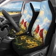 thumbnail image 3 of Uourmeti Cardinal Lily Sky Durable Car Seat Covers Full Set Car Seat Cover Sets, Car Interior Decor Compatible with most Cars SUV, 3 of 10