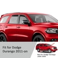 thumbnail image 6 of Voron Glass in-Channel Extra Durable Rain Guards for Dodge Durango 2011-2026, Window Deflectors, Vent Window Visors, 4 Pieces - 200486, 6 of 8