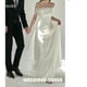 thumbnail image 1 of OLOEY-vestidos de novia de satén suave con Bolero, vestidos de novia sin tirantes, hasta el suelo, corsé, espalda, talla grande, liso, 1 of 4