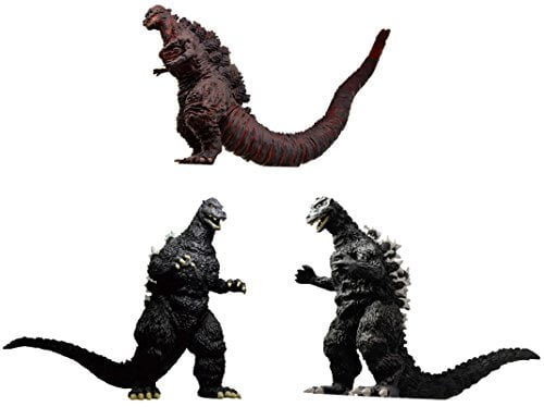 VI All 4 Type set Figure Gashapon capsule toys BANDAI Godzilla HG D