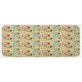 thumbnail image 1 of Vintage Kitchen Mat, Old Televisions Pattern in Retro Colors Antenna Electronics Entertainment Nostalgic, Plush Decorative Kitchen Mat with Non Slip Backing, 47" X 19", Multicolor, by Ambesonne, 1 of 1