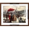 thumbnail image 5 of Art.com Transcontinental Flight Art Print by Brent Heighton, Brown Frame Wall Art, 21" x 17", 5 of 5