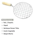 thumbnail image 4 of 9 Inch Round, Stainless Steel Roasting Pan,  Nonstick Roasting Racks with Wooden Handle, 4 of 6