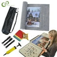thumbnail image 3 of 1500-3000pcs Felt Puzzle Mat Set 3color Available Puzzle Playing Blanket with Portable Travel Storage bag Puzzle Accessories DDJ, 3 of 5
