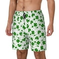 thumbnail image 2 of Fotbe St Patrick's Day4 Men’s Swim Trunks Quick Dry Swim Shorts Board Shorts with Mesh Lining-3X-Large, 2 of 9