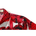 thumbnail image 4 of SSLR Womens Hawaiian Shirts Floral Blouses Short Sleeve Button Down Shirts, 4 of 7