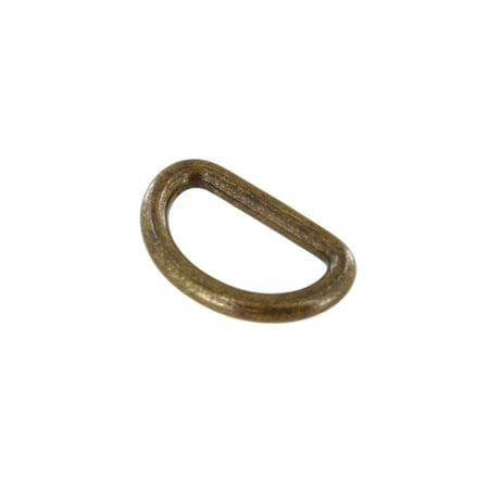 

C5300 Antique Brass Short D-Ring Solid Brass-LL Multiple Sizes