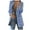 Blue, variant on Fsqjgq Womens Business Casual Plaid Blazers Plus Size Long Sleeve Work Jackets Lapel Open Front Cardigan Work Office Jackets Blazer Coats Light Blue L