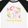 thumbnail image 4 of Inktastic I Love My Mommy Unicorn with Pink and Yellow Flowers Boys or Girls Toddler T-Shirt, 4 of 5