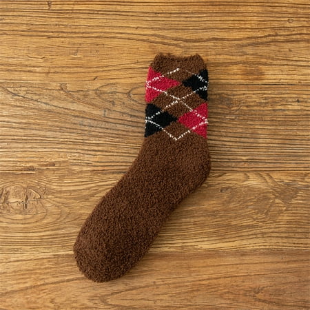 

Women Coral Socks Thick Warm Sleep Socks Home Floor Socks Long Warm Boot Socks