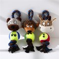 thumbnail image 5 of 3 uds., suministros para mascotas, molares para perros, juguetes resistentes a mordeduras, pelota para lanzar mascotas, tres mascotas, cuerda de algodón, juguetes que suenan, 28*10cm, 5 of 5
