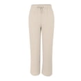 thumbnail image 5 of QASIEATN Women's High Waist Side Pockets Wide Leg Casual Elastic Waist Rayon Wide Leg Pants Flowing Beach Pants, 5 of 9