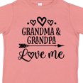 thumbnail image 4 of Inktastic Grandma Grandpa Love Me Arrow Boys or Girls Toddler T-Shirt, 4 of 5