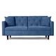 thumbnail image 2 of Sofá Cama De Velvet Azul Makora Modelo Jagger Beehive Memory Foam, 2 of 8