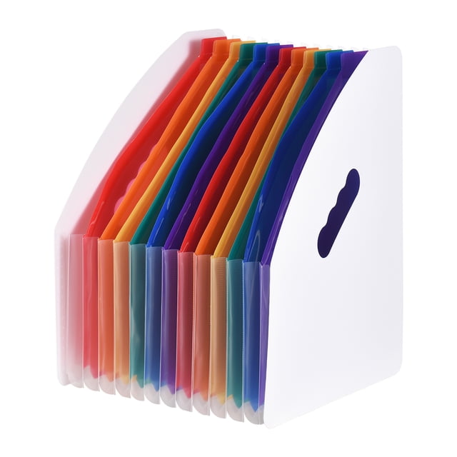 Carpeta de archivos desplegable de 12 bolsillos Organizador de archivos de acordeón A4 Tama Carevas Carpetas