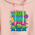 thumbnail image 3 of Toy Story 4 - Aliens Ooo Stacked - Juniors Cropped Pullover Hoodie, 3 of 5