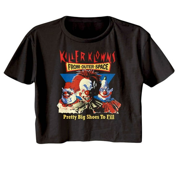 Killer Klowns Pretty Big Shoes to Fill Women's Crop Top (M)