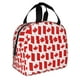 thumbnail image 2 of Fotbe Canada Bolsa Térmica con Estampado y Forro de Aluminio Grueso Bolsa de Almuerzo con Bolsillo Frontal para Hombres y Mujeres, Ideal para Trabajo, Escuela, 2 of 8