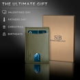 thumbnail image 6 of Serman Brands Money Clip Slim Wallet | Mens Wallets Thin Front Pocket | RFID Blocking Card Holder | Minimalist Mini Bifold Wallet | Salted Green, 6 of 6