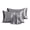 Silver Grey, variant on Auchen Satin Pillow Case, 2 Pack Satin Queen Silky Pillowcase for Hair and Skin, Satin Pillowcase Set of 2-Standard Size (20"x26")Silver Grey
