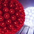thumbnail image 4 of Wintergreen Lighting LED Starlight Sphere, LED Light Ball Sphere Light, Christmas Light Ball, Christmas Decoration (180 Lights, 10", Red), 4 of 5