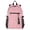 Red Pink Polka Dot, variant on JIALIOU 14" Laptop Backpack Waterproof Airline Approved Stylish Casual Daypack for Travel Business College Work, Yellow Blue Polka Dot
