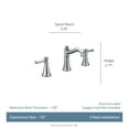 thumbnail image 2 of Belfield Oil Rubbed Bronze Two-handle Bathroom Faucet, 2 of 7