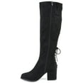 thumbnail image 3 of Journee Womens Leeda Wide Calf Block Heel Knee High Boots, 3 of 10