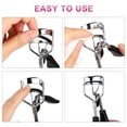thumbnail image 3 of 80 Pieces Eyelash Curler Refills Eyelash Curler Pads Silicone Rubber Replacement Refills Pads for Universal Eye Lash(Black, Rose), 3 of 6