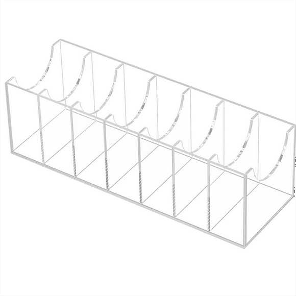 Acrylic Belt Storage Box Transparent Storage Belt Tie Box Multi-Compartment in-Store Mall Display Shelf