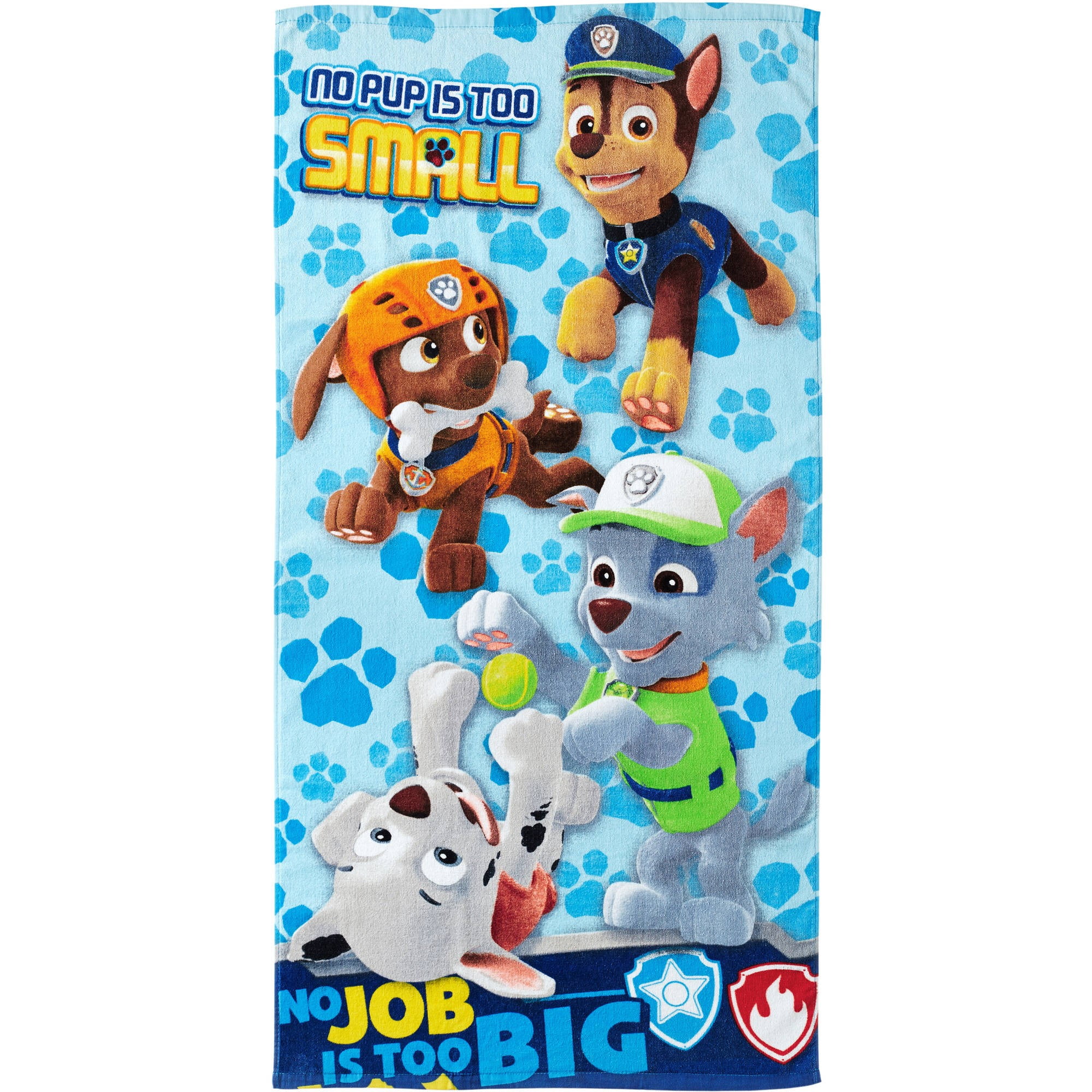 Cotton 15 x 5 x 10 cm Nickelodeon New Import Set of 2 Bath Towels with Paw Patrol Design 