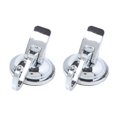 thumbnail image 2 of Ounissouiy Ganchos de ventosa de 2 uds., potentes toalleros multifunción al vacío, gancho autoadhesivo sin perforaciones, ducha de cocina para el hogar Juegos de accesorios de baño Plata Ounissouiy HA066264-02, 2 of 6