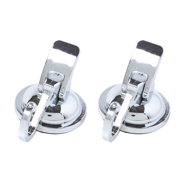 Billuyoard Ganchos de ventosa de 2 uds., toalleros reutilizables resistentes y resistentes, gancho autoadhesivo impermeable sin perforaciones para el hogar Juegos de accesorios de baño Plata Billuyoard HA066264-02