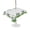 White, Green, Black, variant on Outdoor Tablecloth with Umbrella Hole for Patio/Picnic/Party/Camping, Football Sport Waterproof Table Cloth Square Cover Washable, Modern Grass Lawn Balls Gaming Black Lines (54"x 54")
