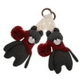 thumbnail image 6 of WHAMVOX 2pcs Stuffed Animal Bear Backpack Key Chain Plush Key Chain Cute Bear Key Chain for Party Favors Kindergarten Classroom School, 6 of 8