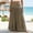 Brown, variant on IUYRTFE Women Cotton Linen Maxi Skirt Solid Color High Waist Flowy Long Beach Skirt
