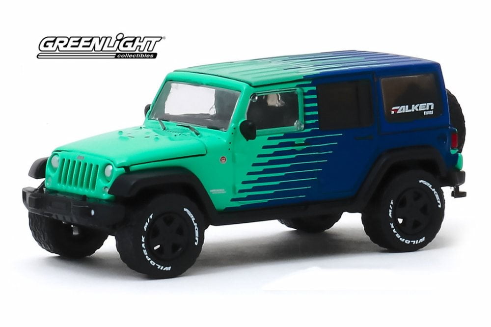 2017 Jeep Wrangler Unlimited , Falken Tires Greenlight 30124/48 1/64 scale Diecast Model Toy