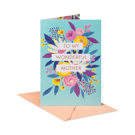 American Greetings Mother's Day Card (Wonderful Mother)