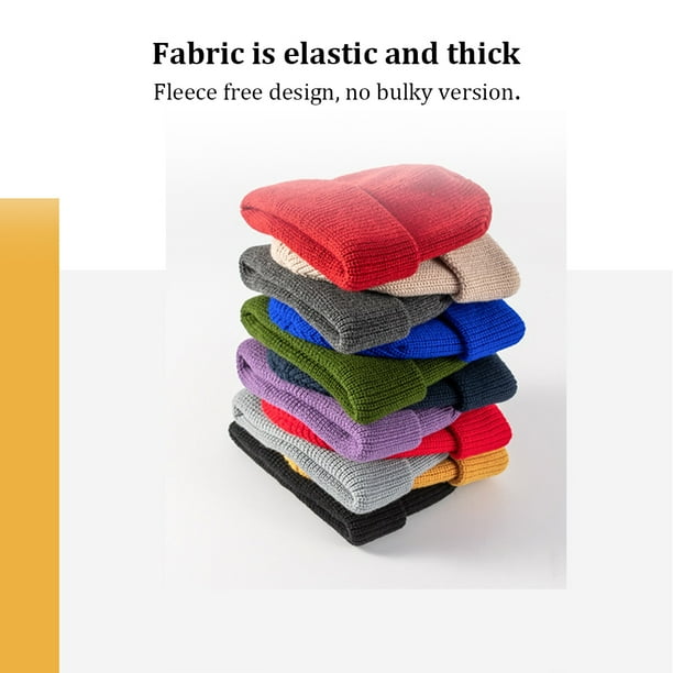 Bonnet En Tricot Thermique Pour Homme Et Femme D'hiver