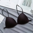 thumbnail image 2 of iHPH7 Push Up Bra V Neck Bra No Wire Everyday Bralettes Breathable Bras for Women with Support Full Coverage Comfortable Bras for Women Comfort Soft Black One Size, 2 of 4