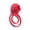 Without remote control, variant on Axfly Rose Toy Vibrator Lock Rings Nipple Clitoris Stimulator Vibrators Sex Toys for Couple Delay Lick Vagina Toys with Penis Ring - Red