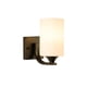 thumbnail image 1 of Lámpara De Pared De Luz Cálida De Estilo Nórdico Europeo Moderno Pantalla De Vidrio Led Lámpara Led De Pared Interior Artesanía De Hierro Lámpara De Pared De Cabecera Elegante Para Habitación Pasillo Sweethay HA027046-01, 1 of 7