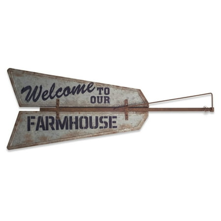 UPC 746427706995 product image for Melrose International Welcome to Our Farmhouse Decorative Wall Plaque | upcitemdb.com