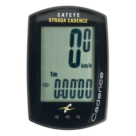 Strada Gps - CatEye Strada Cadence Wired Cycling Computer CC-RD200: Black