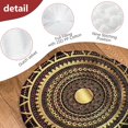 thumbnail image 4 of Round Meditation Cushion, 22" Dutch Velvet Floor Pillow with PP Cotton Filling for Yoga, Zen, Reading, and Floor Seating, Boho Print, 4 of 5