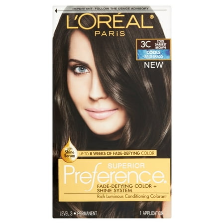 l oreal hair color 1b blue black cooler excellence creme richesse level3 ebay l oreal superior preference 3c cool darkest brown rich luminous conditioning colorant l oreal hair color 1b blue black cooler excellence creme richesse level3 ebay l oreal superior preference 3c cool darkest brown rich luminous conditioning colorant