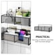 thumbnail image 3 of unbranded 1Jgo Organizador De Pared Negro Para Y Cocina Con Estante Resistente Y Sin Necesidad De Perforar, 3 of 8
